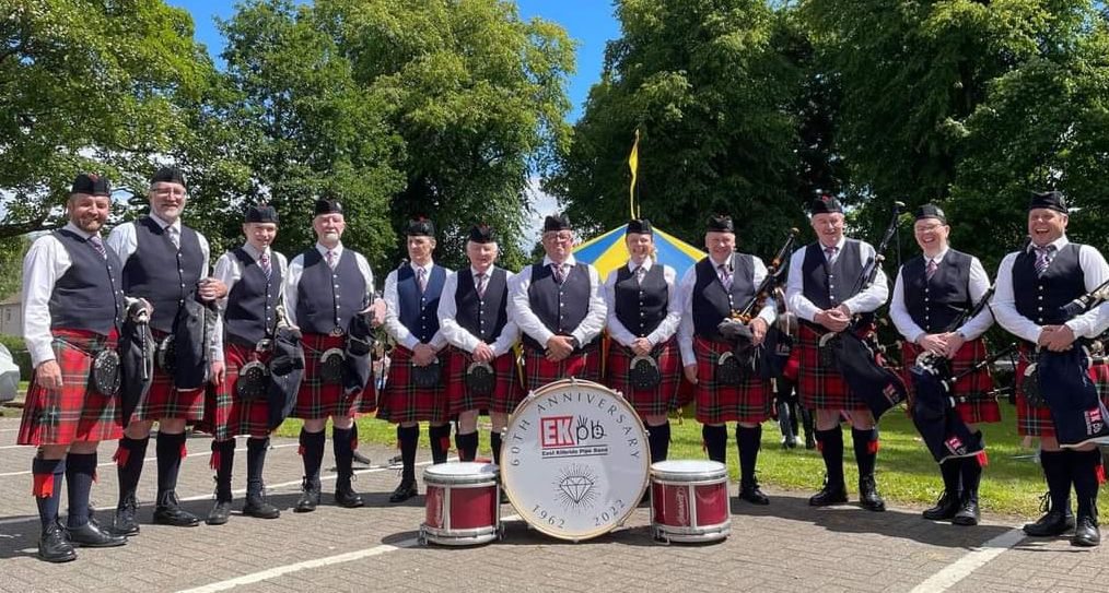 Pipe Band Group Photo